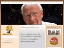 Tablet Screenshot of bethanien-ev.de